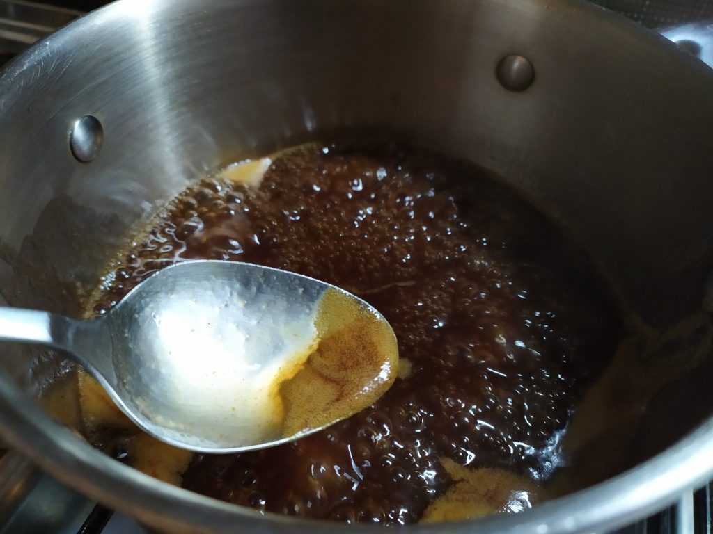 Bollitura del miele di fichi