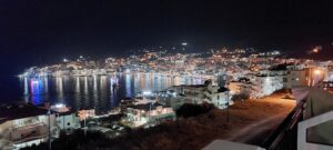 Saranda by night, Albania